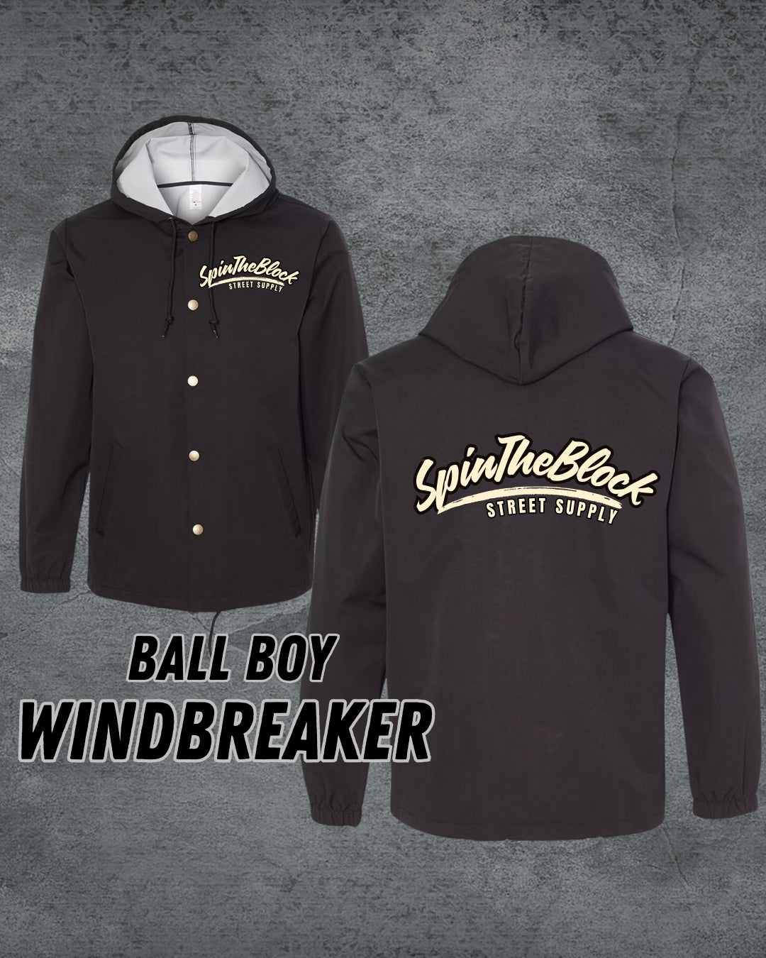 Ball Boy Hooded Windbreaker