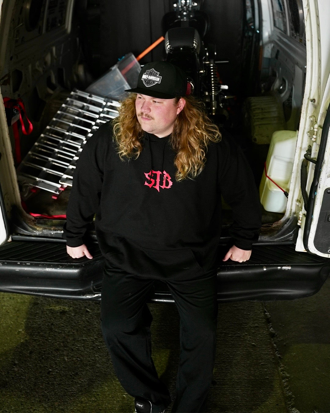 REBIRTH Black/Red Hoodie