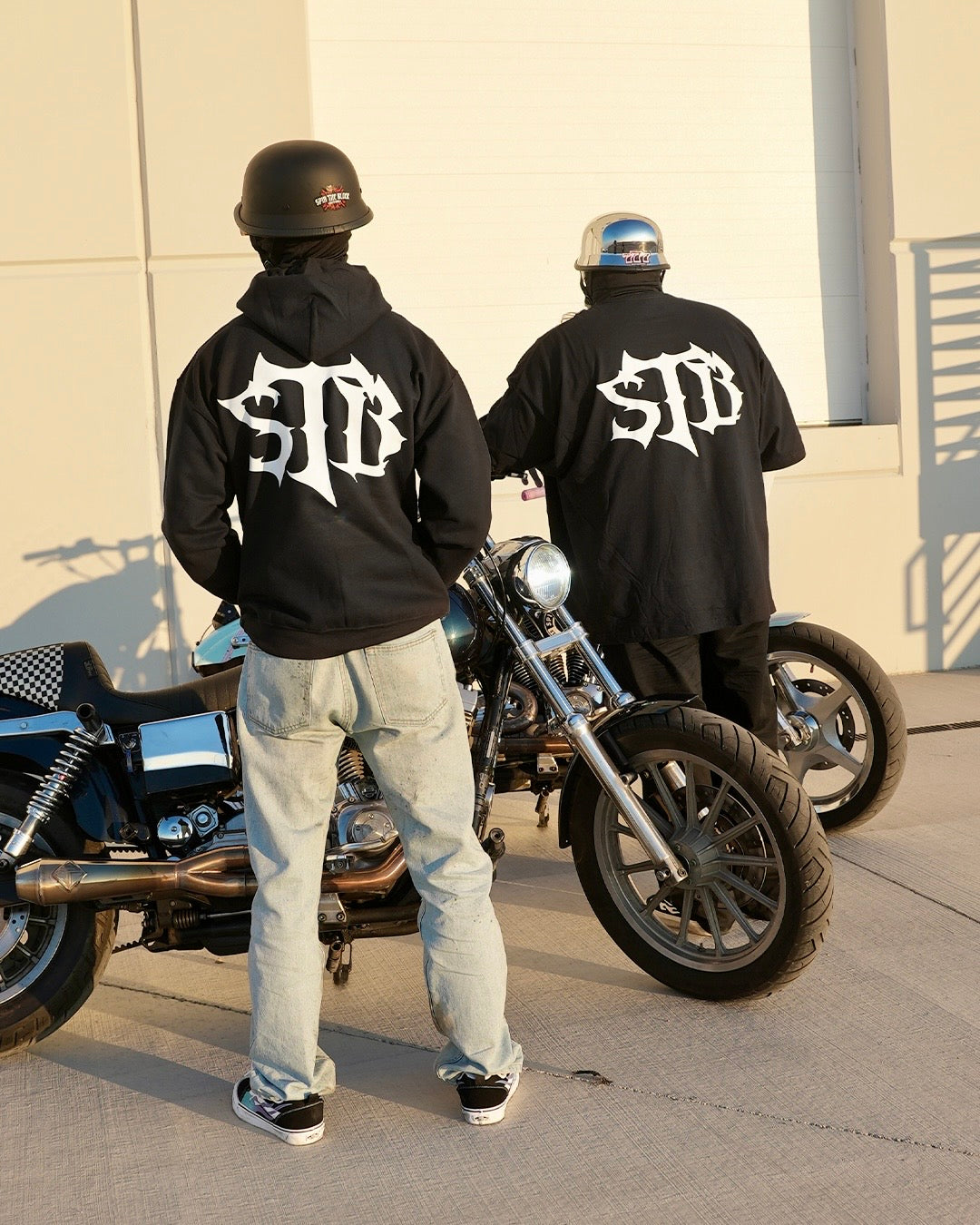 REBIRTH Black/White Hoodie