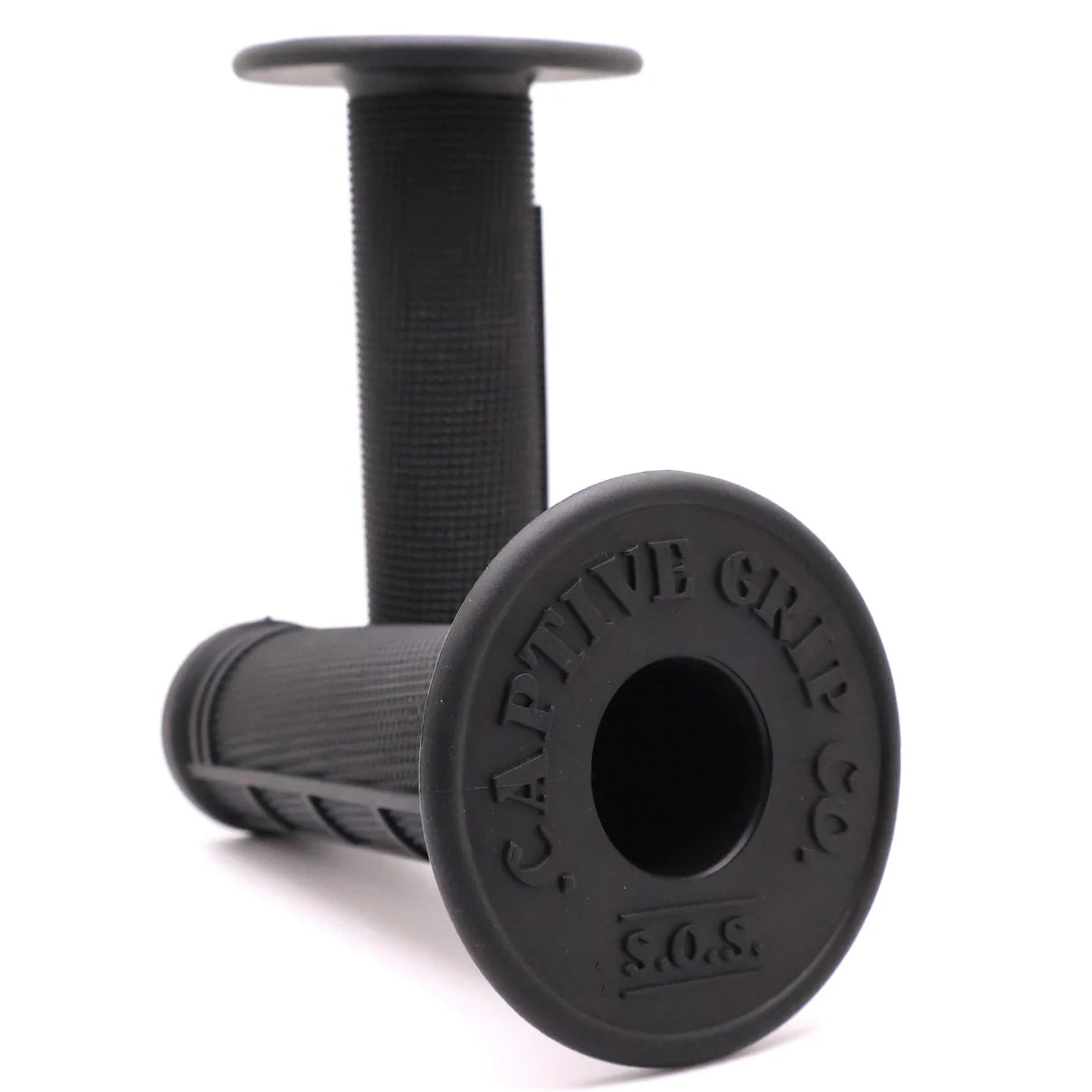 Black Captive S.O.S. Half Waffle Grips