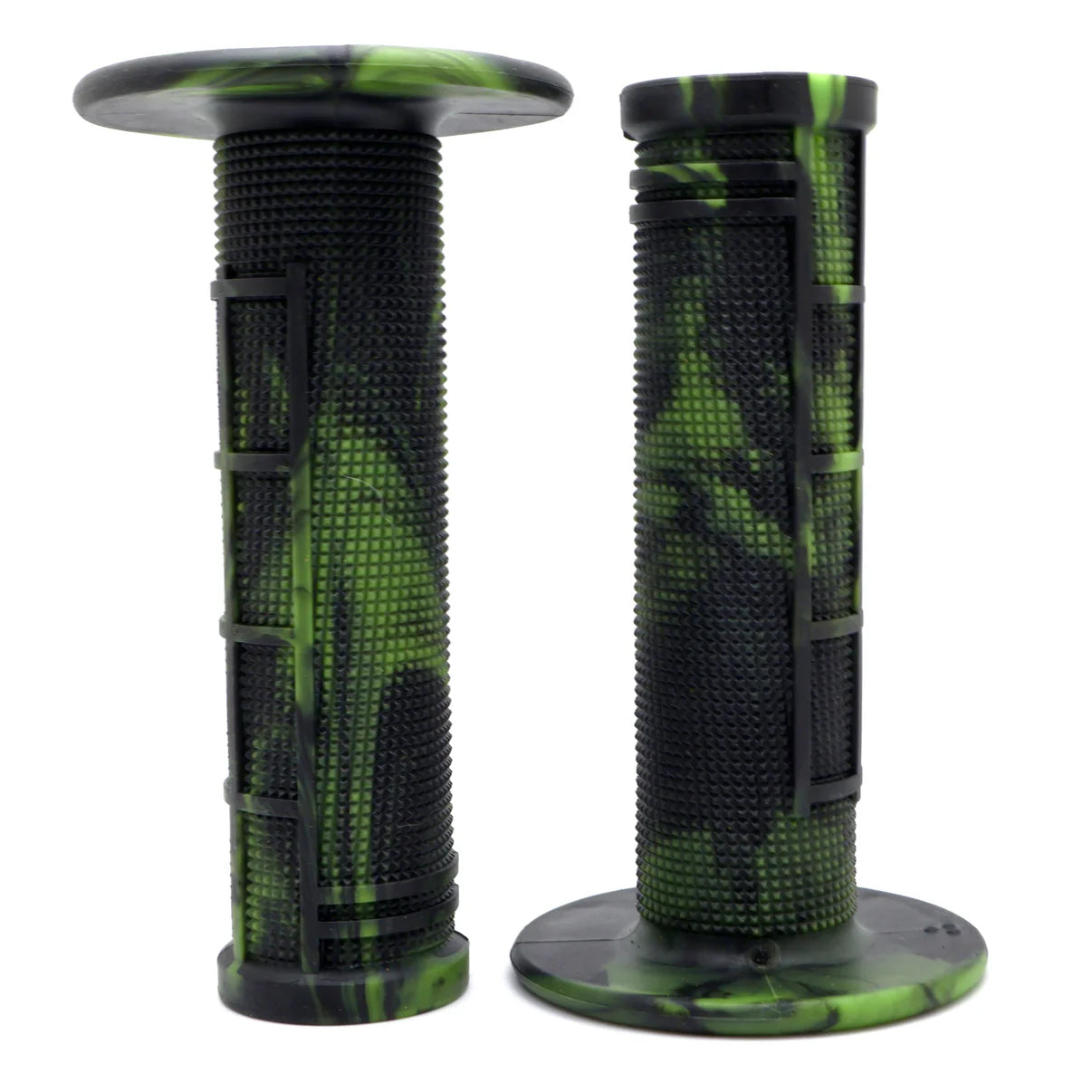GREEN/BLACK Captive S.O.S. Half Waffle Grips