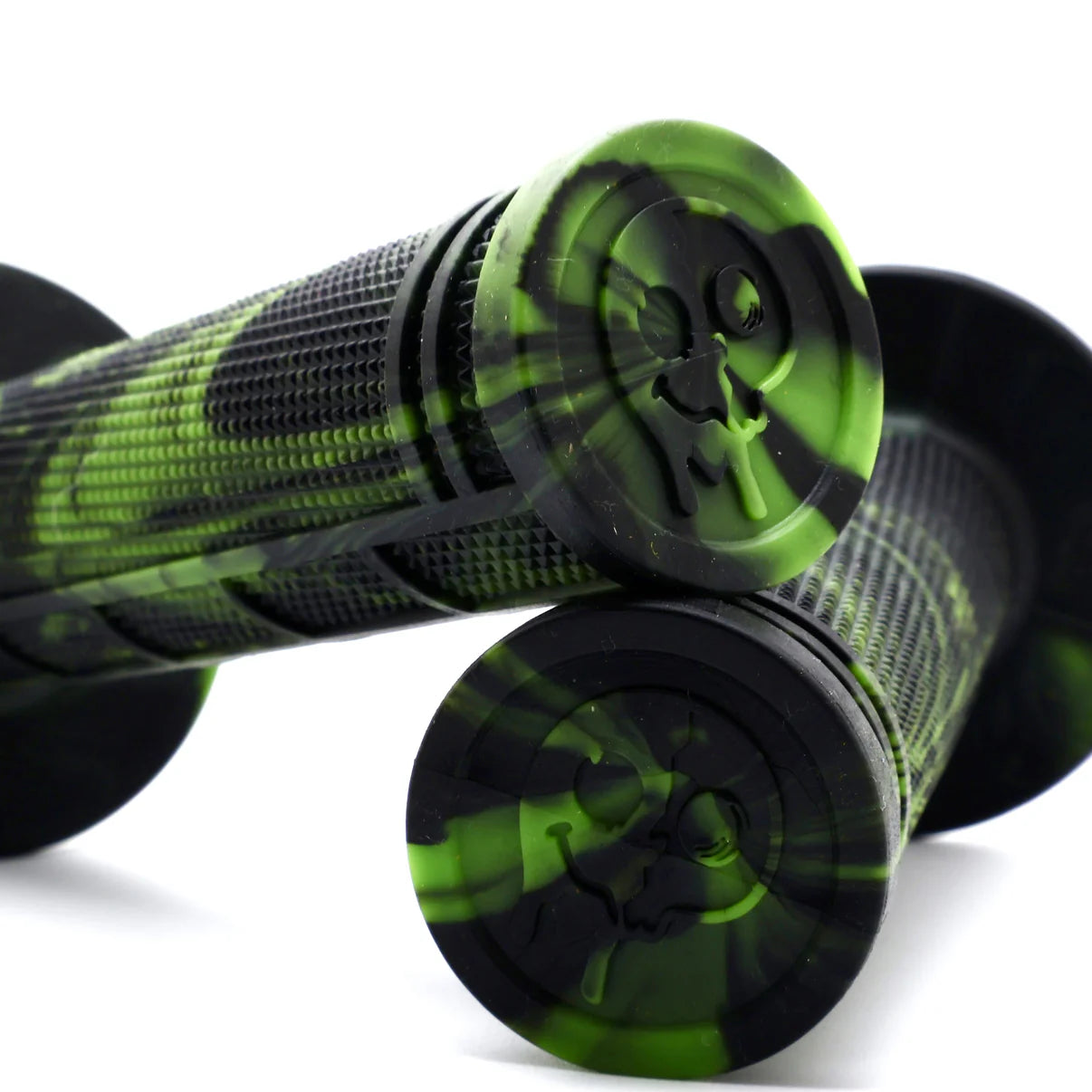 GREEN/BLACK Captive S.O.S. Half Waffle Grips