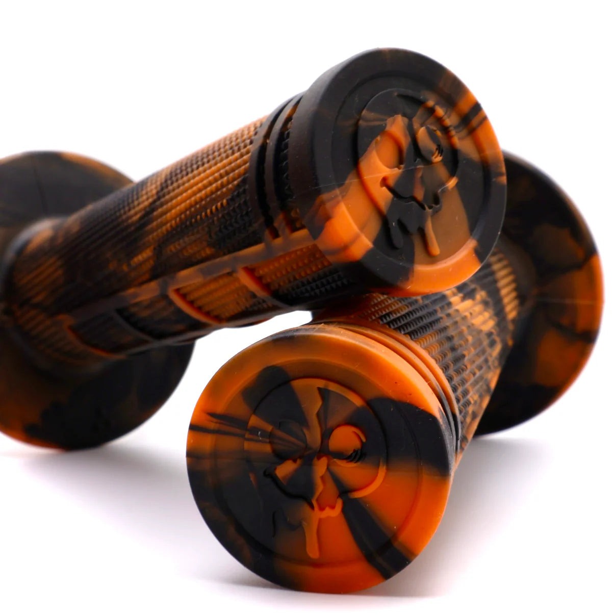 ORANGE/BLACK Captive S.O.S. Half Waffle Grips