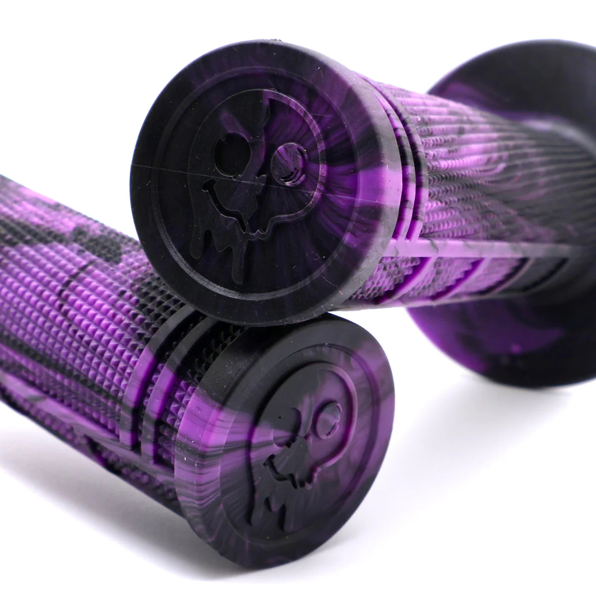 PURPLE/BLACK Captive S.O.S. Half Waffle Grips