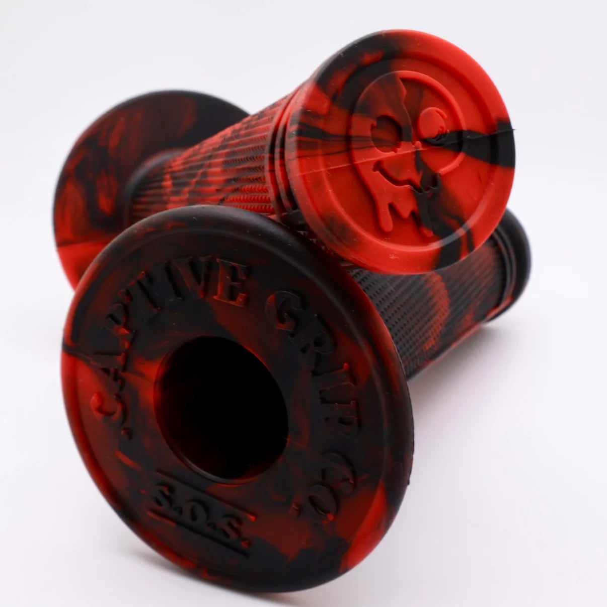 RED/BLACK Captive S.O.S. Half Waffle Grips