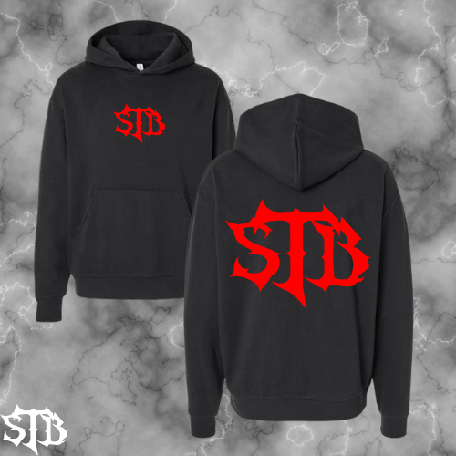 REBIRTH Black/Red Hoodie