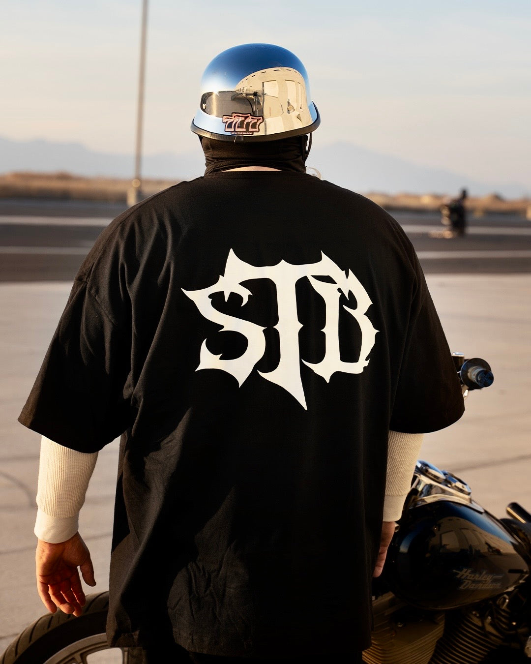 REBIRTH Black/White Tee