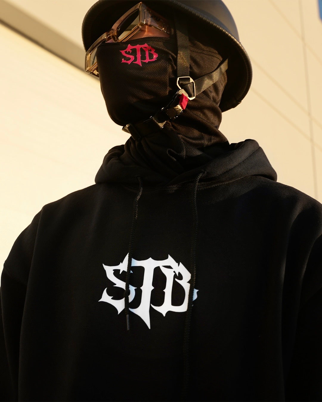 REBIRTH Black/White Hoodie