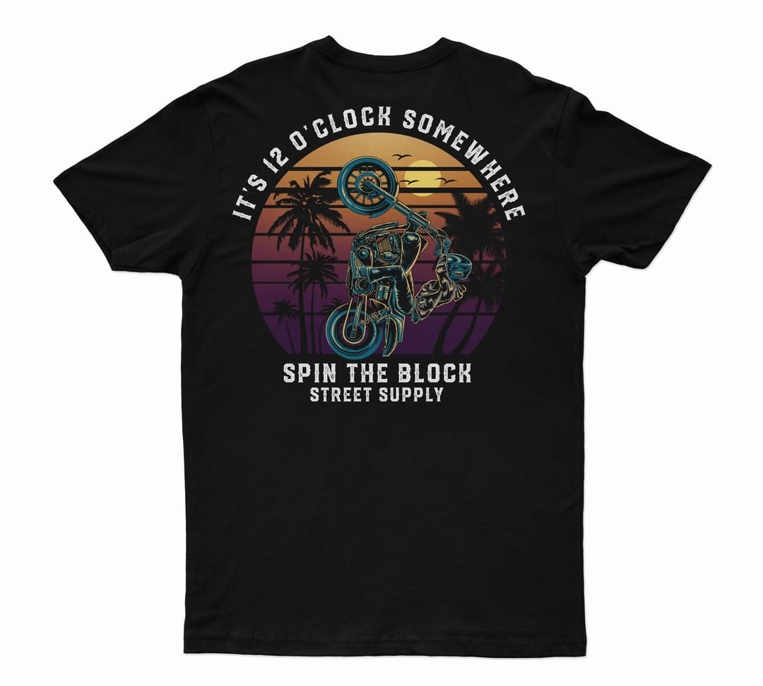 12 0'Clock Somewhere Tee